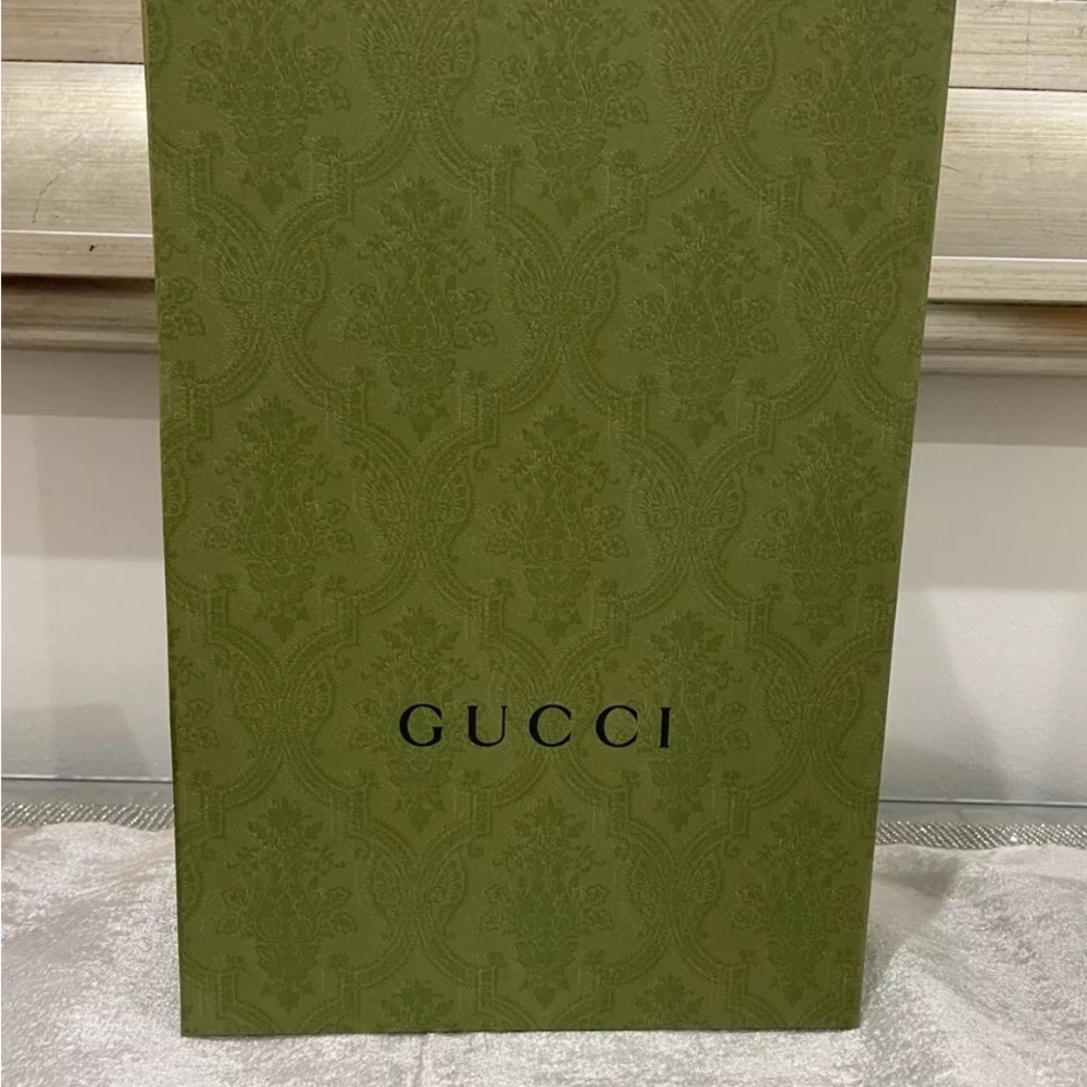 ❌ SOLD ❌ GUCCI BLACK QUILTED LACE UP LEATHER GG LOGO COMBAT BOOTS Size 39 - Picture 6 of 6